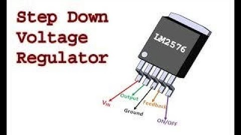 How to make Step down voltage regulator using LM2576