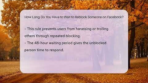 How Long Do You Have to Wait to Reblock Someone on Facebook? - Everyday-Networking