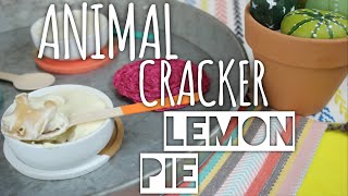 Animal cracker lemon pie ♥ (no oven) | Easy Treat.