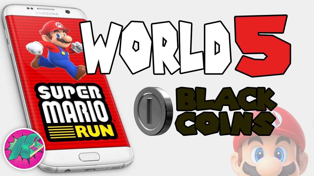 Super Mario Run 5 3 Black Coins