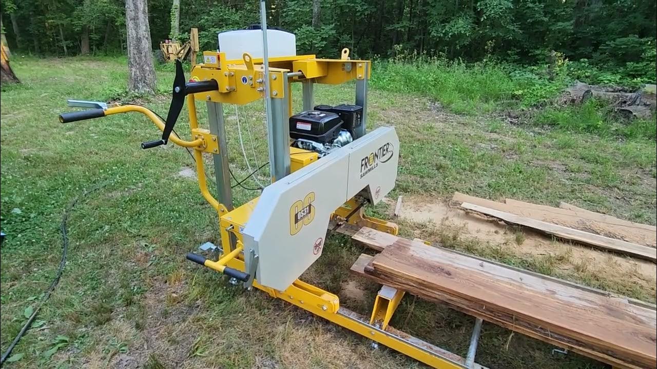 Short Review Overview Of The Frontier OS31 Portable Sawmill YouTube