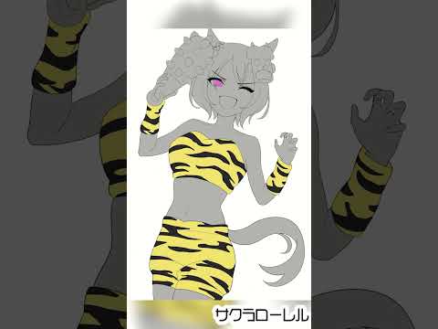 【ウマ娘】「サクラローレル」 #clipstudiopaint #illustrationmaking #ウマ娘 #Shorts #speedpainting