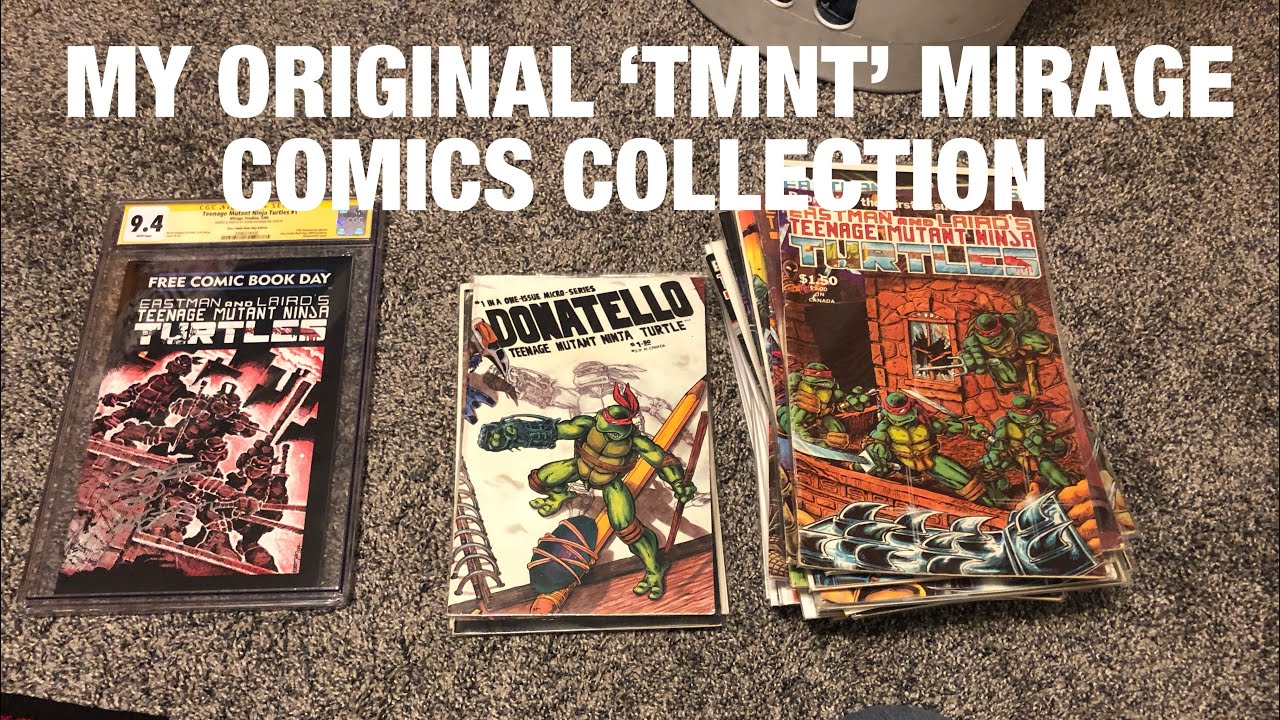 My original ‘Teenage Mutant Ninja Turtles’ Mirage Comics collection (so far)