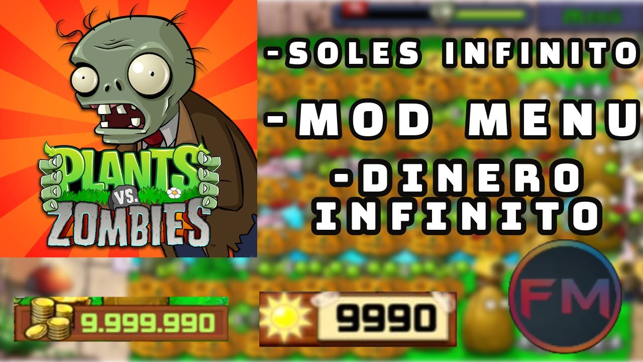 Plantas vs Zombies HACK MOD MENU, plantas INSTANTANEAS y MÁS