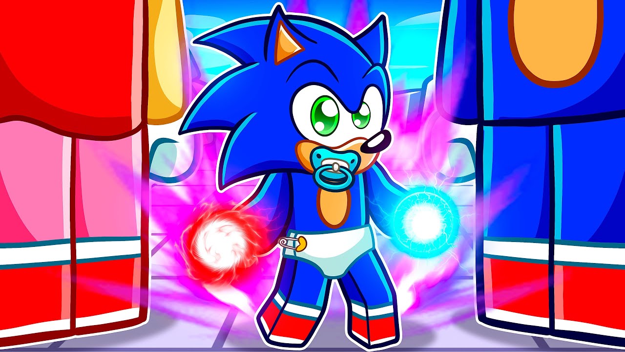 Baby Sonic Becomes The STRONGEST PLAYER In Roblox Battlegrounds!
