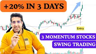 How to catch strong stocks | 3 momentum stock ideas | I caught +20% move in 3 days