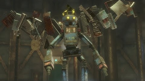 NieR Replicant | Junk Heap Robot Boss Fight