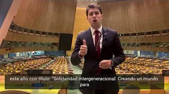 Día Internacional de la Juventud, desde la Sede de las Naciones Unidas - Daniel del Valle Blanco