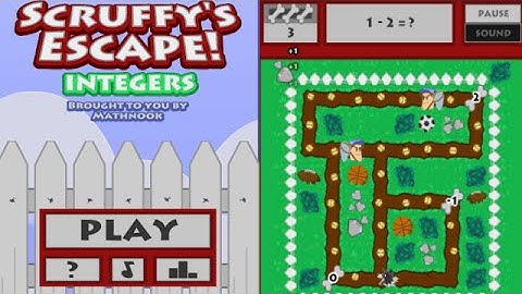 Scruffy’s Escape Integers Game Overview