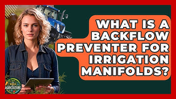 What Is A Backflow Preventer For Irrigation Manifolds? - The World of Agriculture