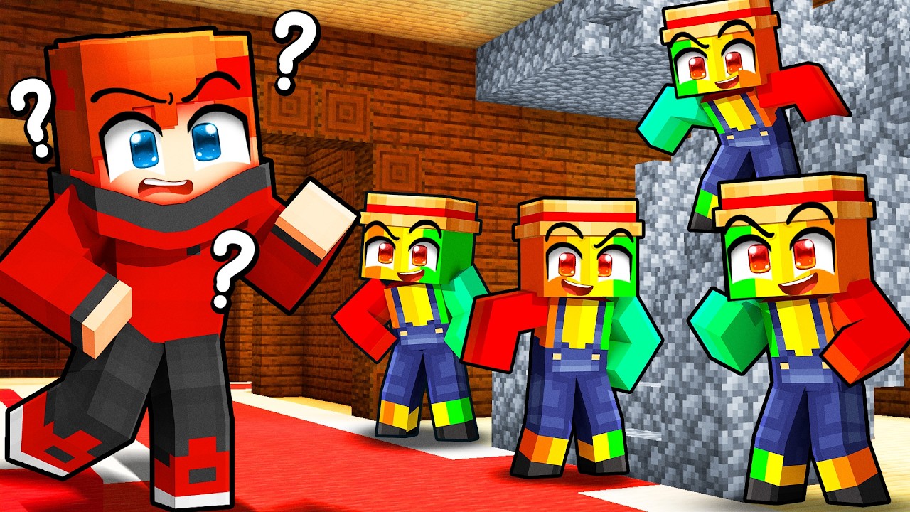 Cache Cache avec 100 CLONES sur Minecraft !