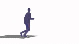 Animating Human Lower Limbs Using Contact-Invariant Optimization