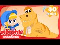 Bandit Dino yang Usil🦖 | Morphle | Kartun Anak Anak | Moonbug Kids Indonesia