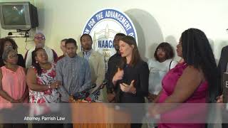 Montray Little, Jared Clinton NAACP Press Conference