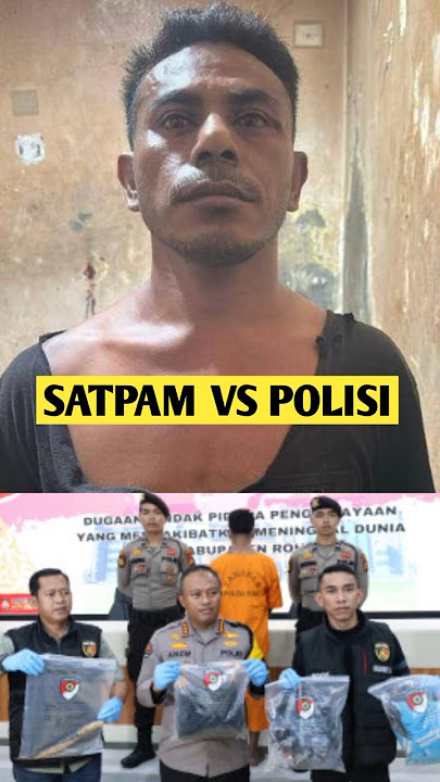 Seorang Satpam Tumbangkan Polisi Hingga Tewas : Ngeri #shortvideo#shorts