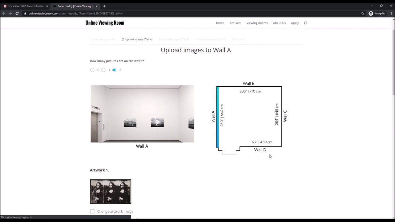How to modify your Online Viewing Room?