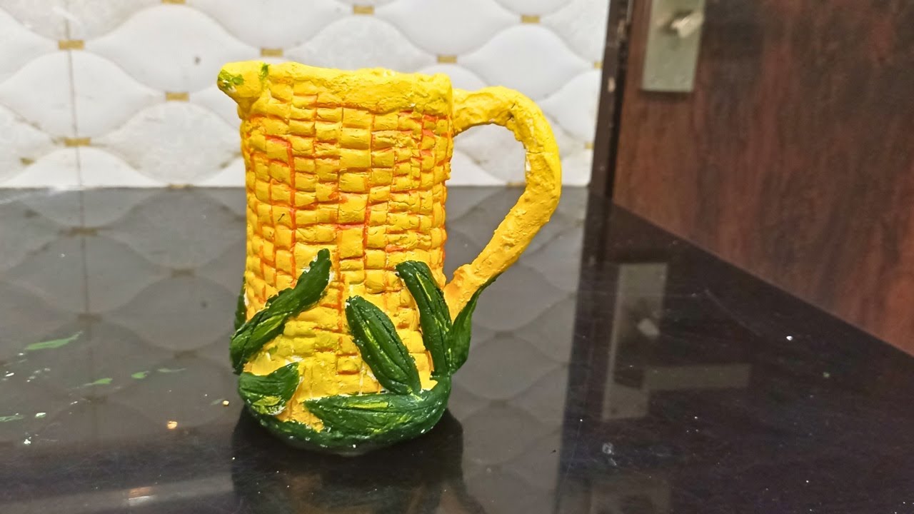 plastic bottle flower vase meking with wall puttiwall putti se flower