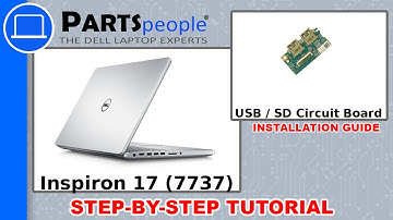 Dell Inspiron 17 (7737) USB / SD Circuit Board How-To Video Tutorial