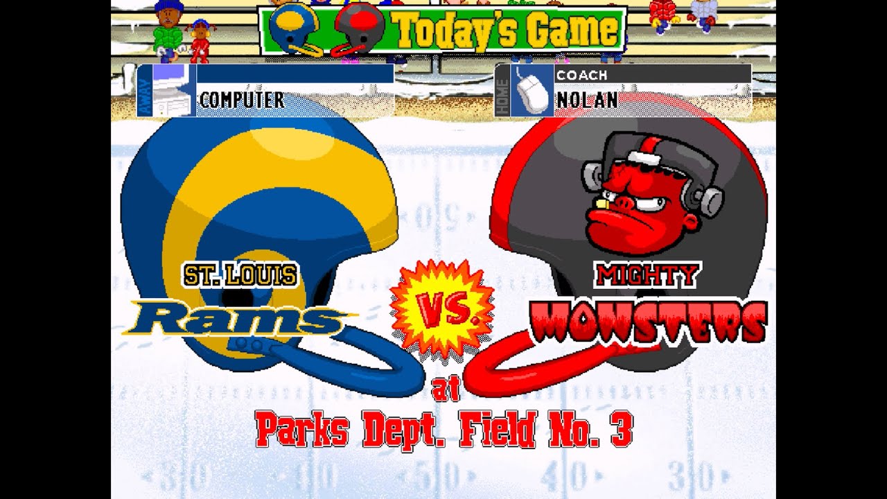 Backyard Football Season 8 Game 1 YouTube