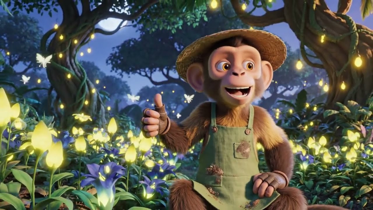 Garden Night Glow Trail  A Path of Flowers Lights