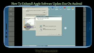 How To UnInstall Apple Software Update. Exe On Android || Vk7projects || Exagear Windows emulator screenshot 4