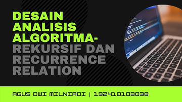 DAA#4- Tugas Rekursif dan Recurrence Relation
