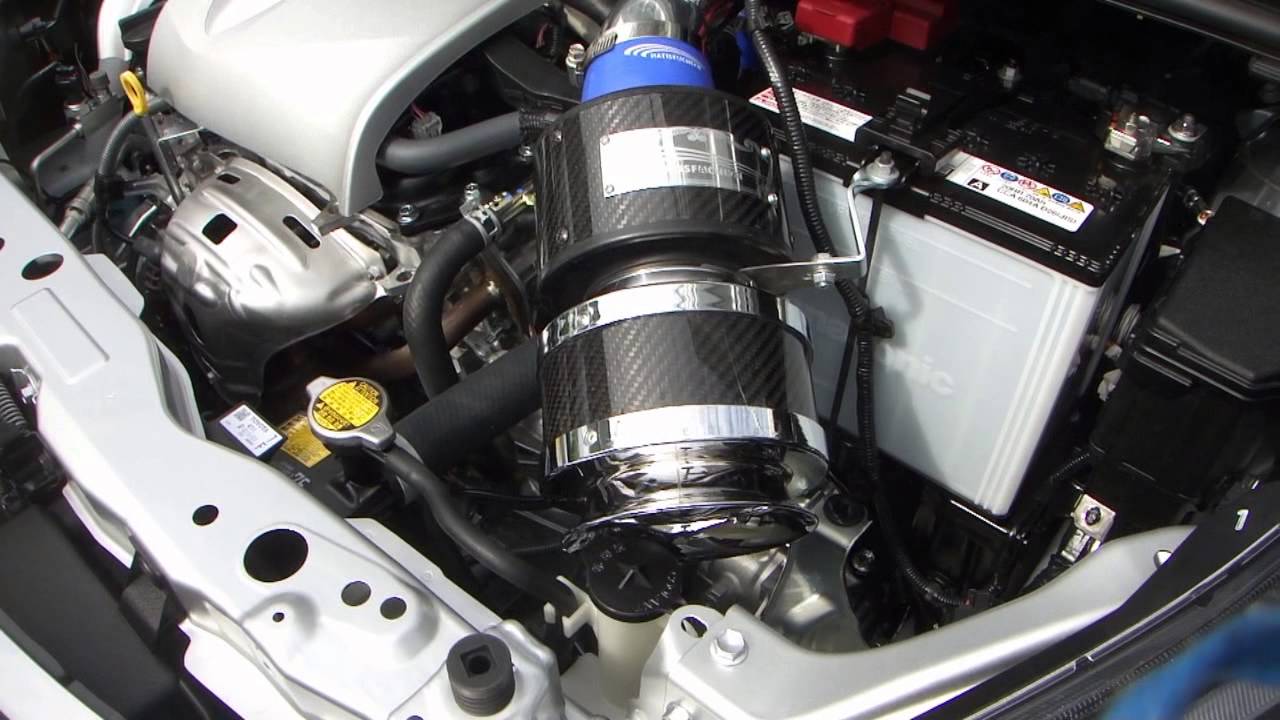 TOYOTA SIENTA CARBON CHAMBER AIR INTAKE - YouTube