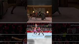Bianca Belair And Alexa Bliss Reenact The Scary Movie Fight Scene