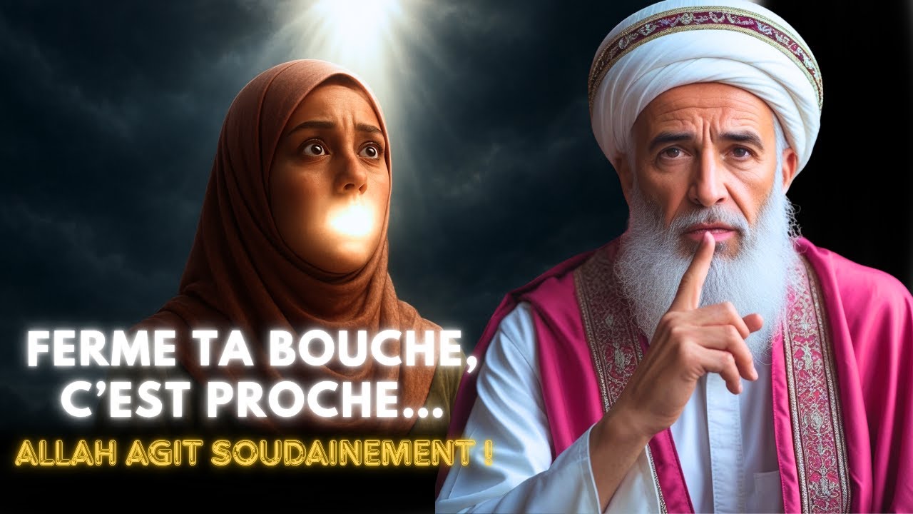 Allah dit : « Ferme ta bouche. » Cela arrivera soudainement si tu vois cela maintenant.