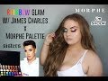 Rainbow Glam Tutorial 🌈 W/ James Charles X Morphe Palette - Elise Wheeler