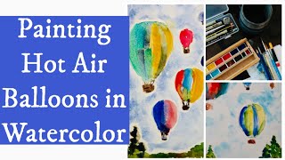Painting Hot Air Balloons in Watercolor
This is a short time-lapse of me painting hot air balloons in watercolor. I love seeing hot air balloons and thought it would be fun to paint. Painting Hot Air Balloons in Watercolor