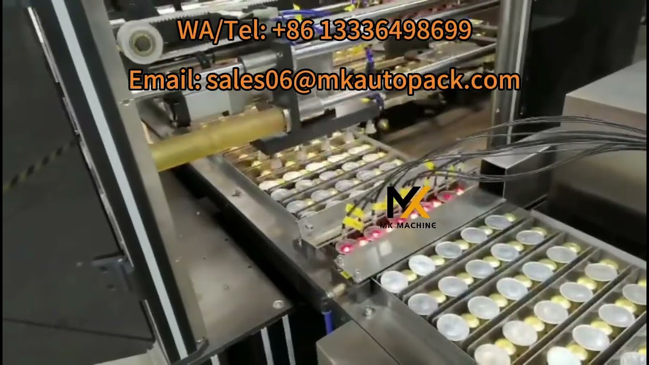 Nespresso filling sealing then into box packing line 