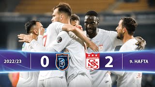 M Başakşehir - Dg Sivasspor 0-2 Highlightsözet Spor Toto Süper Lig - 202223