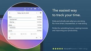 Daily Time Tracking for Mac