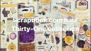 Scrapbook.com haul Thirty-One collection