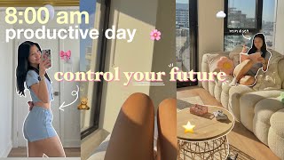 how to *actually* take charge of ur life  aesthetic vlog | 8am productive day in the life