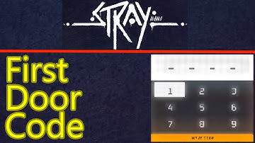 Stray door code / digicode / password