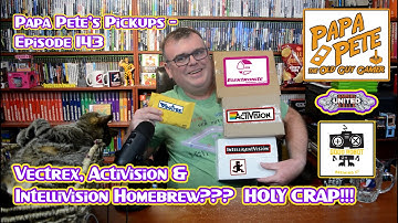 Vectrex, Activision & Intellivision Homebrew???  Holy Crap!!! - Papa Pete