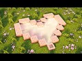 Minecraft heartshaped underground survival base tutorial