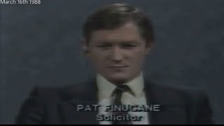 Solicitor Pat Finucane recalls the Milltown cemetery attack by loyalist Michael Stone, March 1988