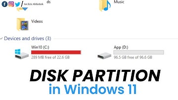 Disk Partition in Acer new Laptop | Disk Partition in Windows 11 New Laptop