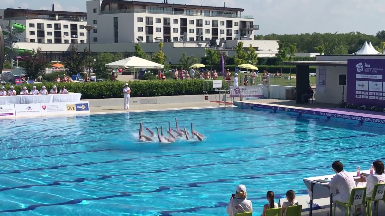 FINA artistic swimming world series 2018   Ukraine free team