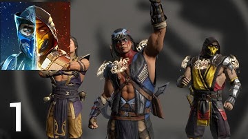 Mortal Kombat Mobile - Gameplay Walkthrough Part 1 - Survivor Mode (iOS, Android)