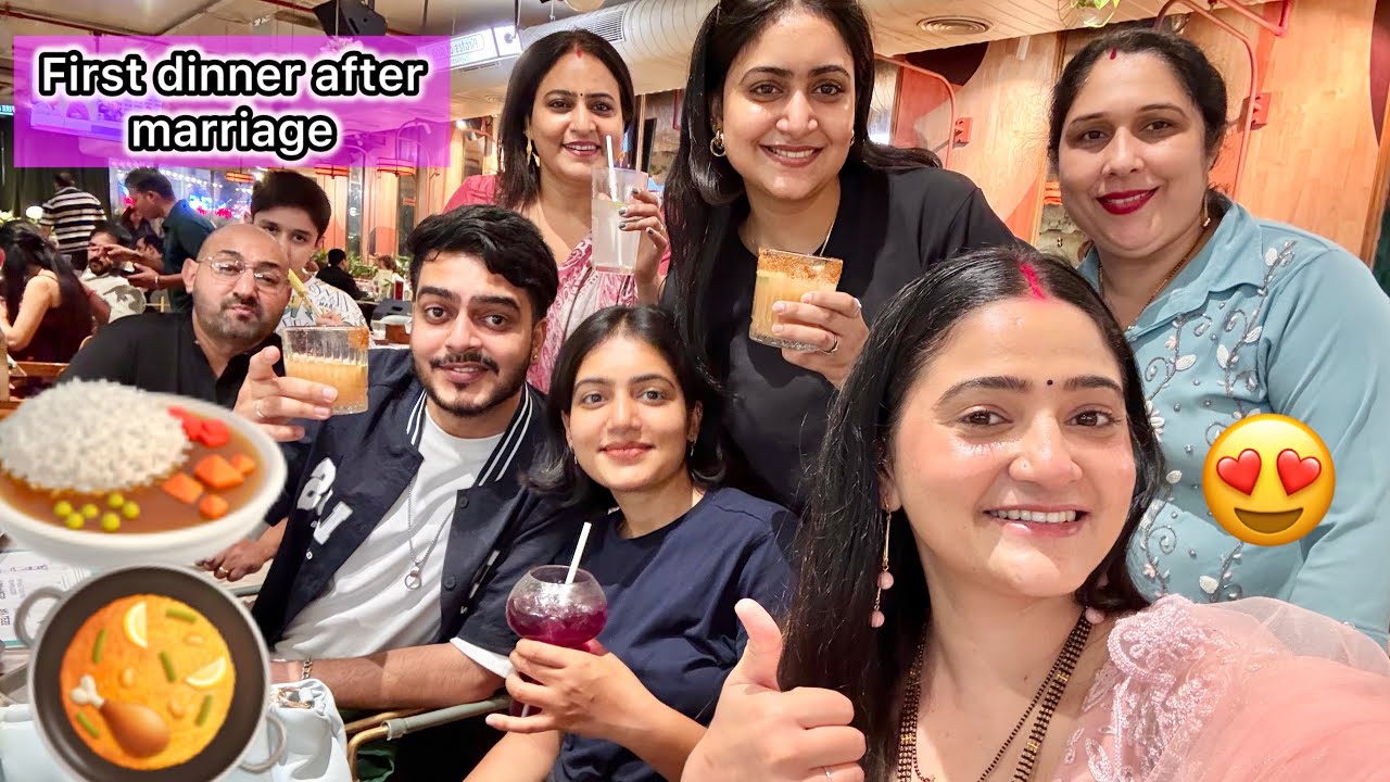 Shadi ke baad first dinner with family 😍|| Vlog || Sibbu Giri 