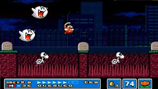Super Mario Bros 2 HD REBOOT 100%: The New Subcon - World 8: Haunted World Part 1