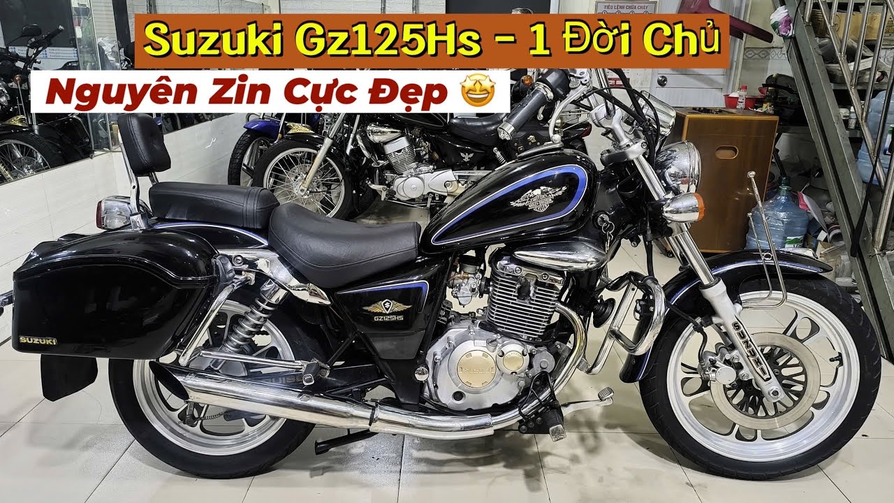 Suzuki Gz125hs 1 chủ đập thùng , xe nguyên bản 95% , sơn zin máy zin tại Lâm motor 
