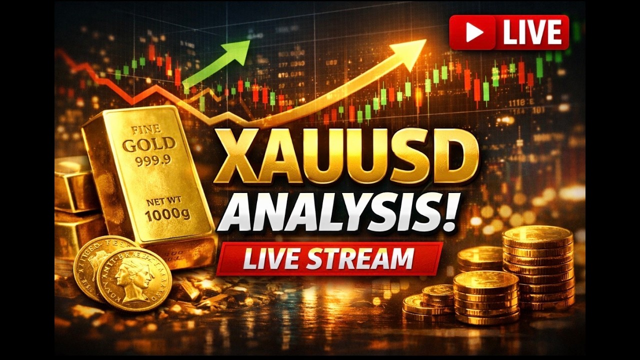 XAUUSD Live Analysis – Gold Breakout Watch & Market Structure - YouTube