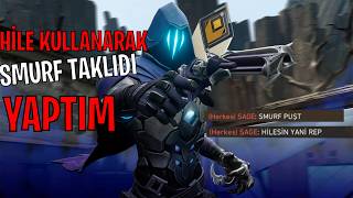 VALORANTTA HİLE KULLANARAK SMURF TAKLİDİ (KARSI TAKIM RAGEBAİTİ)