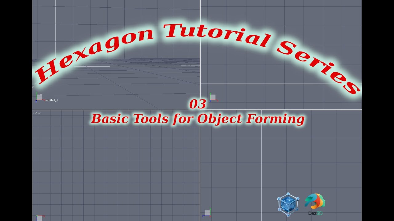 Object Forming Hexagon Tutorial 03 - Basic Tools for Object Forming - YouTube