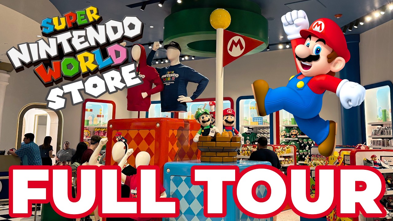 We Visited The Super Nintendo World Store At Universal Orlando